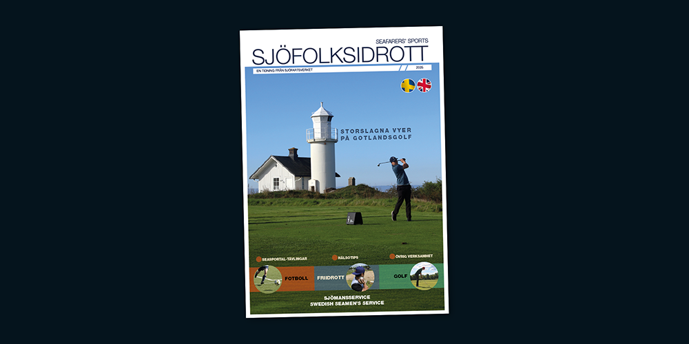 Omslaget till tidskriften Sjöfolksidrott 2025