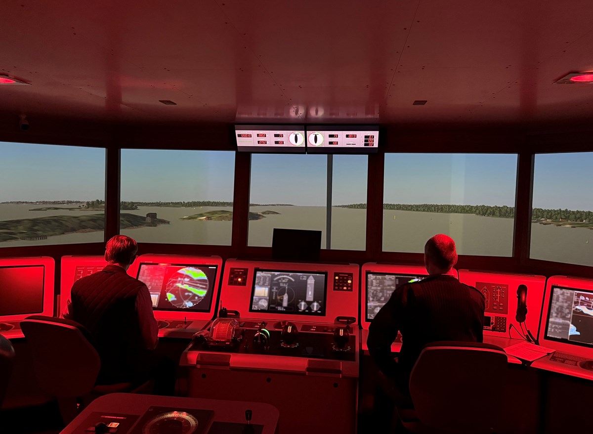 Bild från simulator