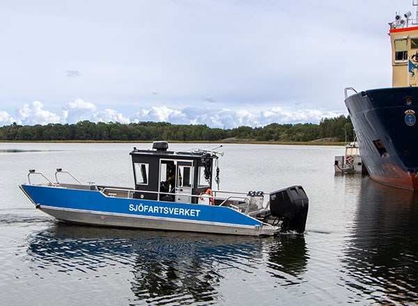 Båten väl i vatten